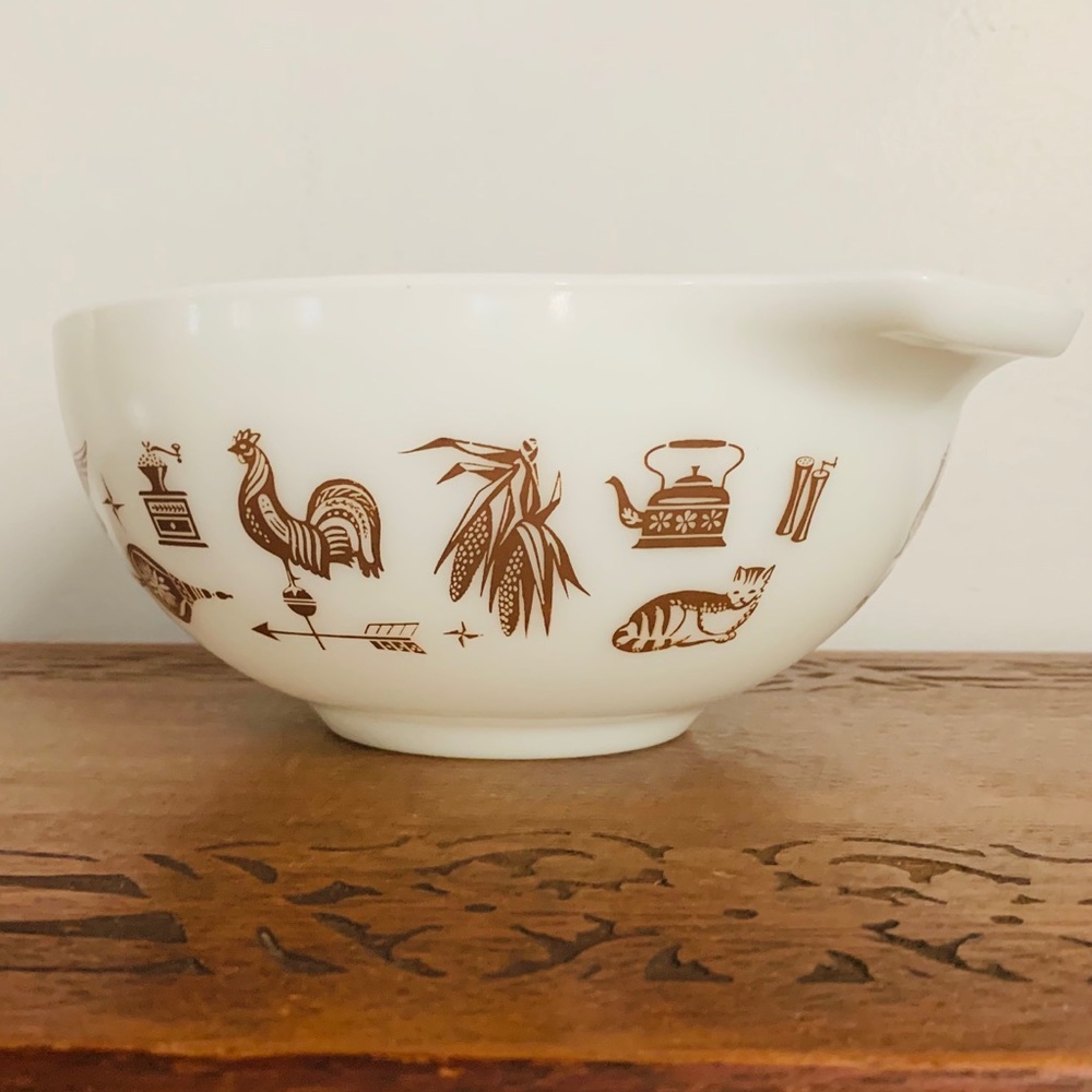 ❌Sold Vintage Pyrex Early American Cinderella Bowl - Picture 7 of 12